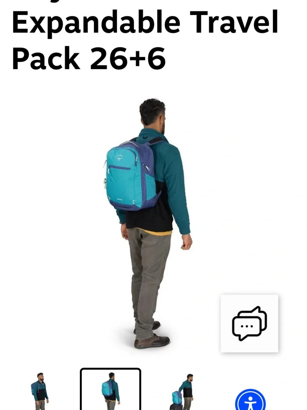 OSPREY Daylite Backpack Teal with Navy Accents